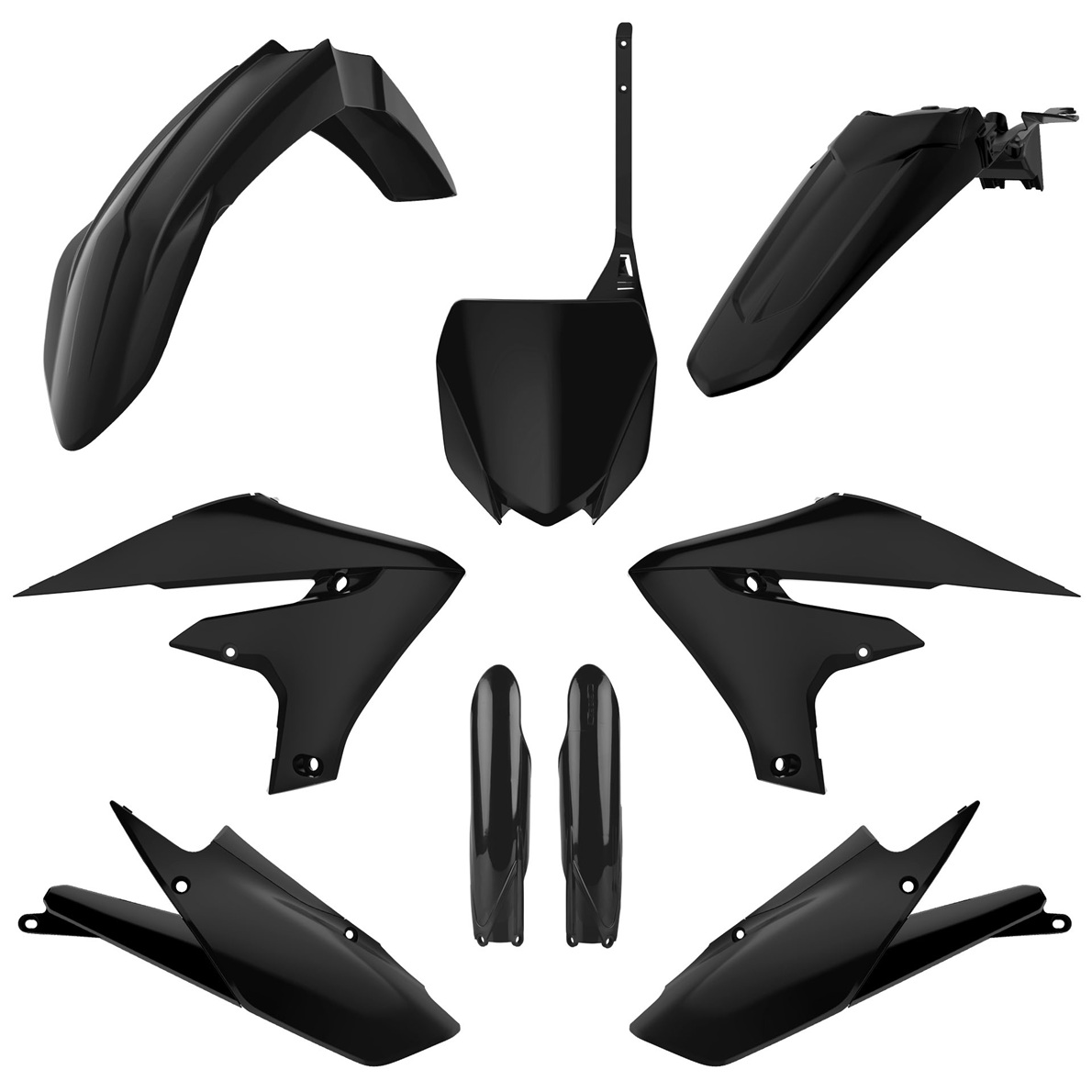 Kit plastiche YAMAHA Nero
