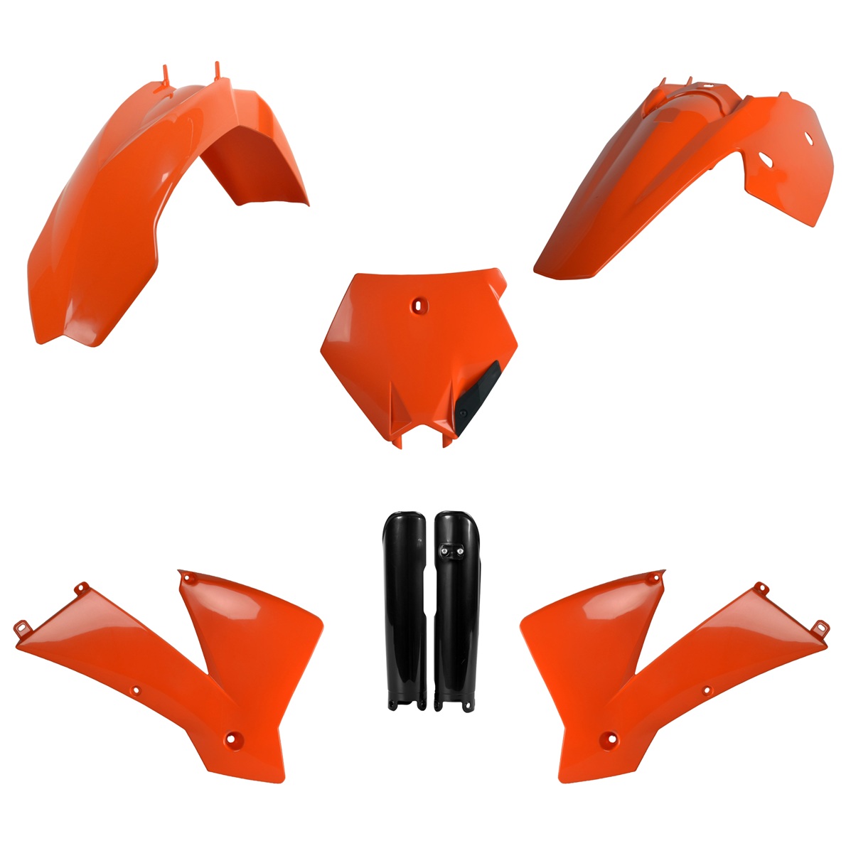 Kit plastiche KTM Arancione/Nero