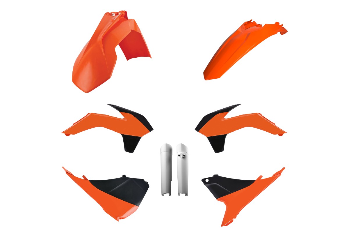 Kit plastiche KTM Arancione/Bianco
