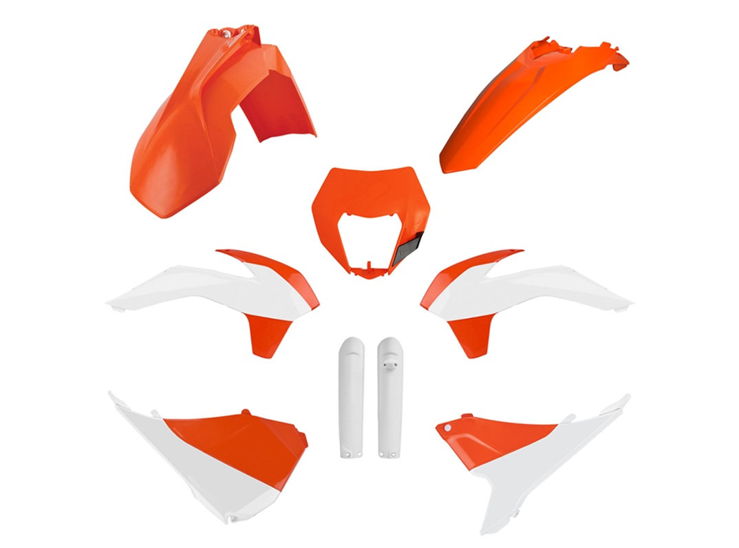 Kit plastiche KTM Arancione/Bianco