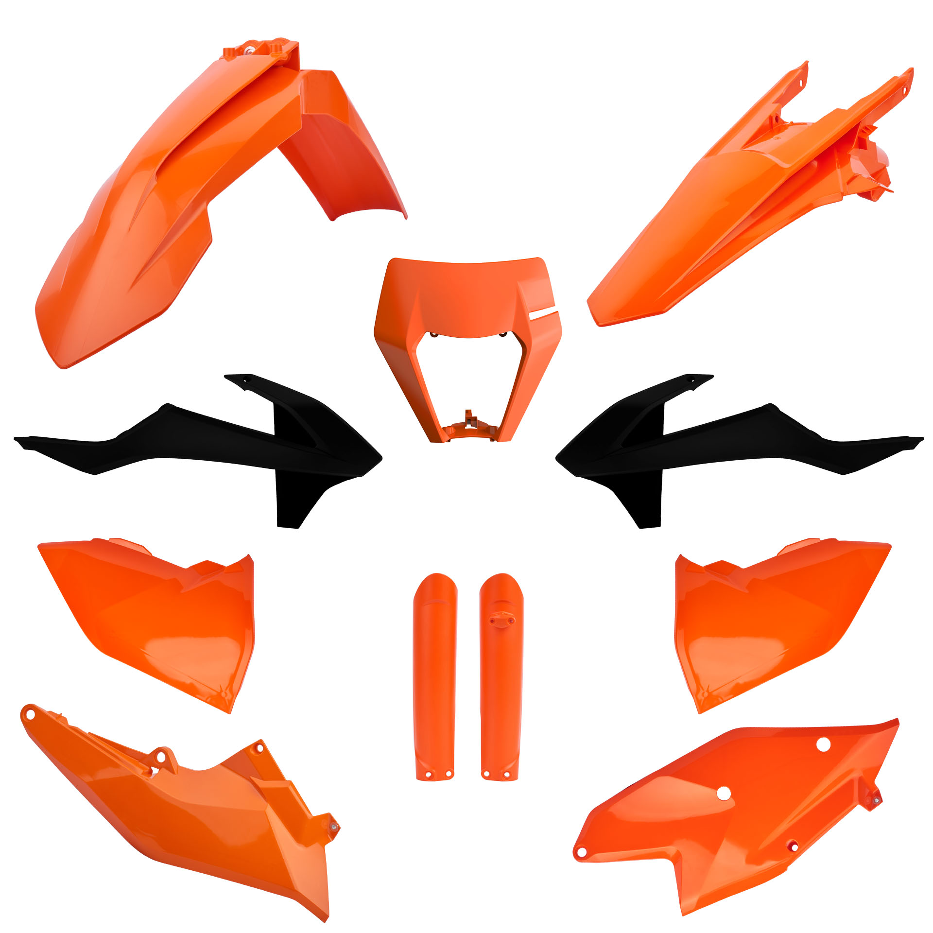 Kit plastiche KTM Arancione16/Nero