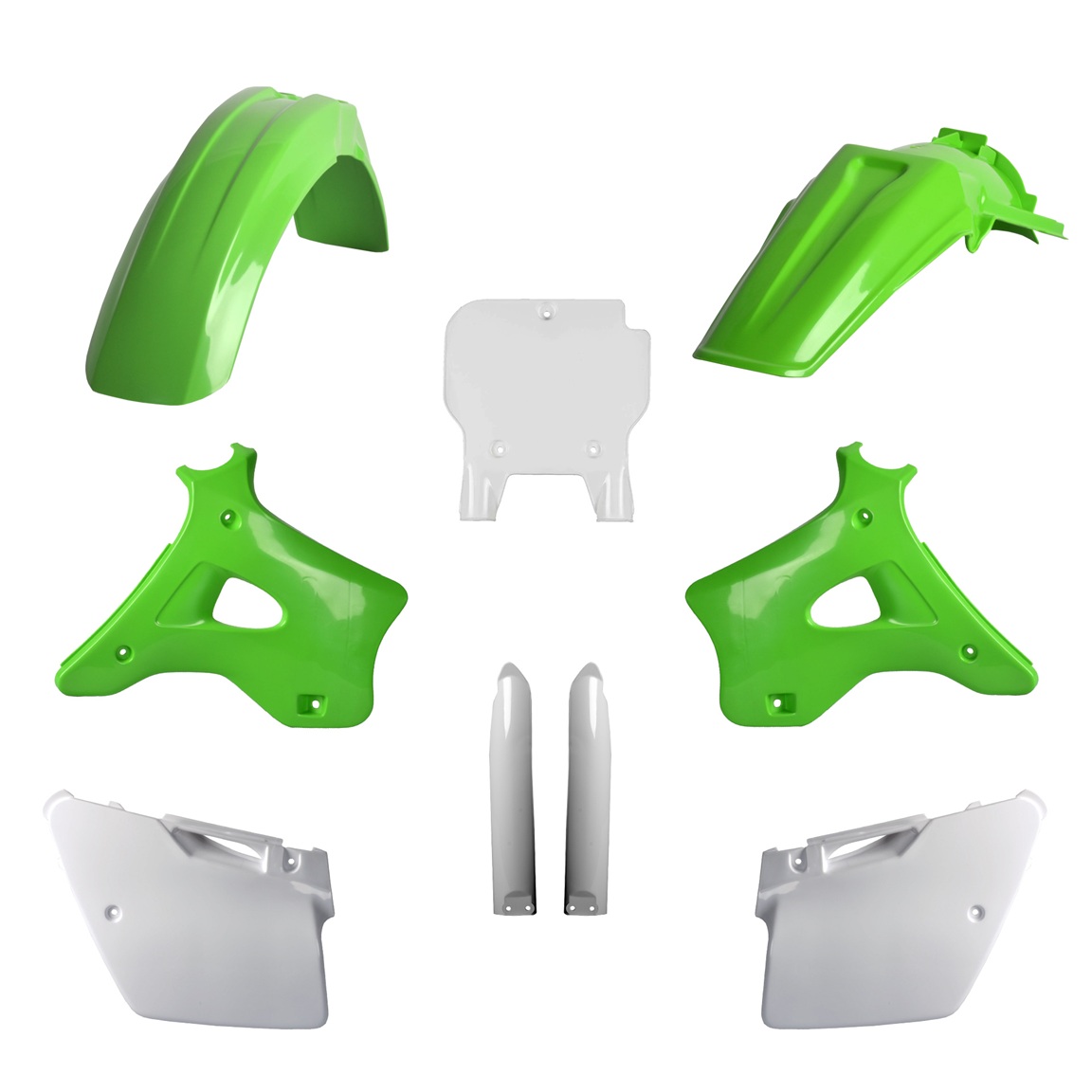 Kit plastiche KAWASAKI Verde/Bianco