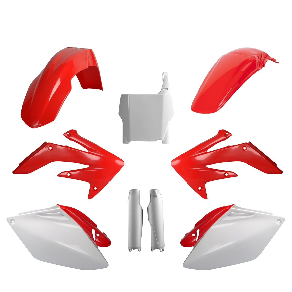 Kit plastiche HONDA Rosso cr04/Bianco