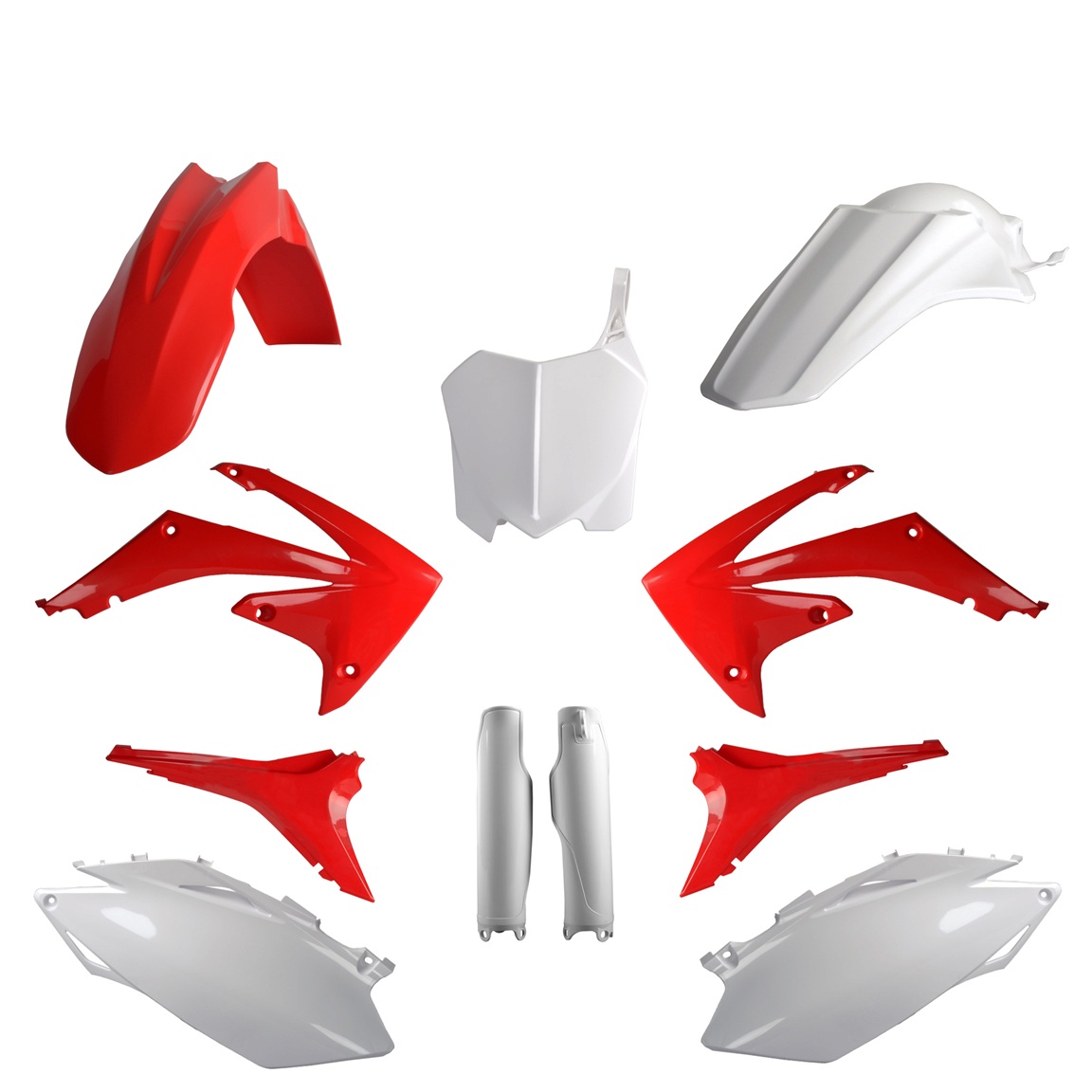 Kit plastiche HONDA Rosso cr04/Bianco