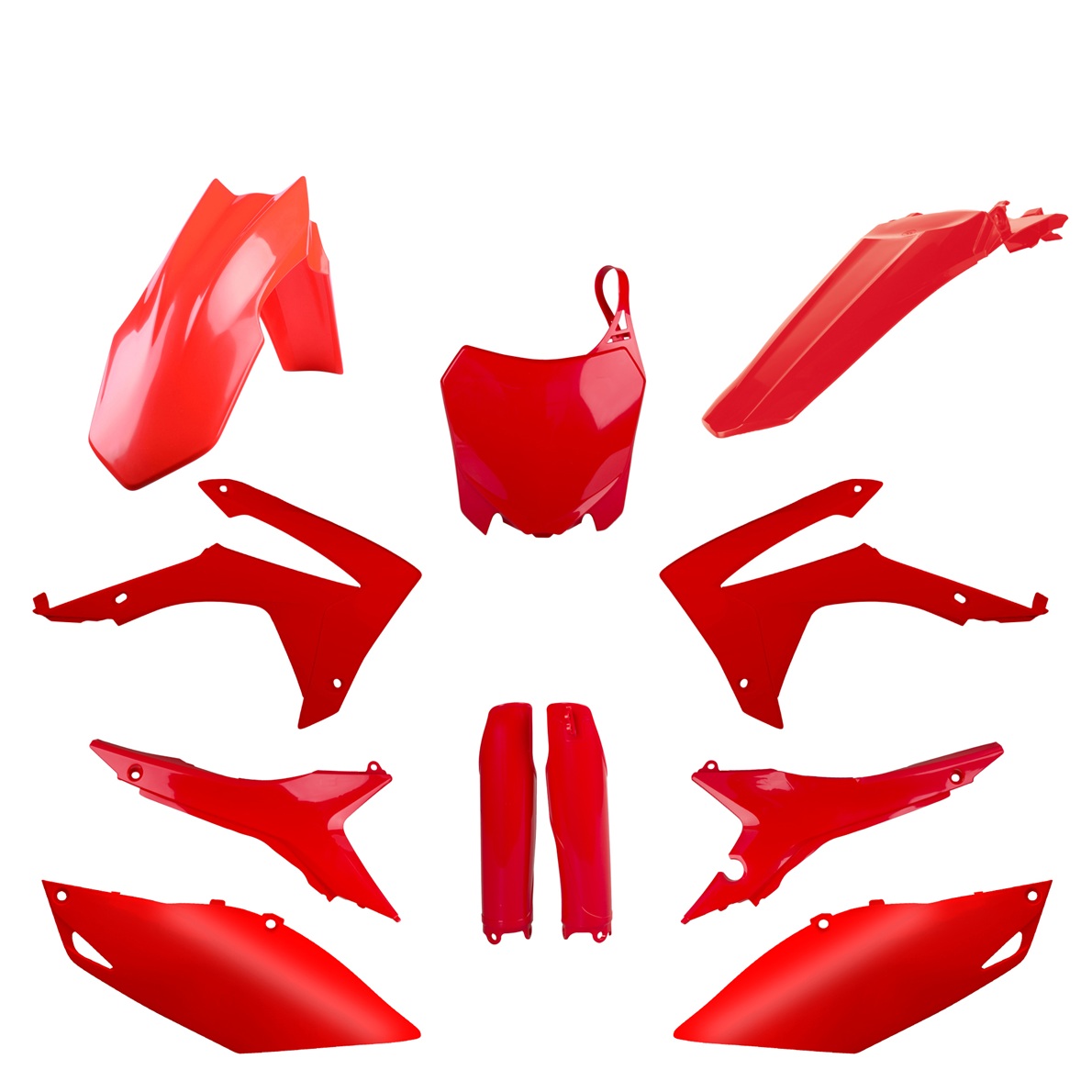 Kit plastiche HONDA Rosso cr04