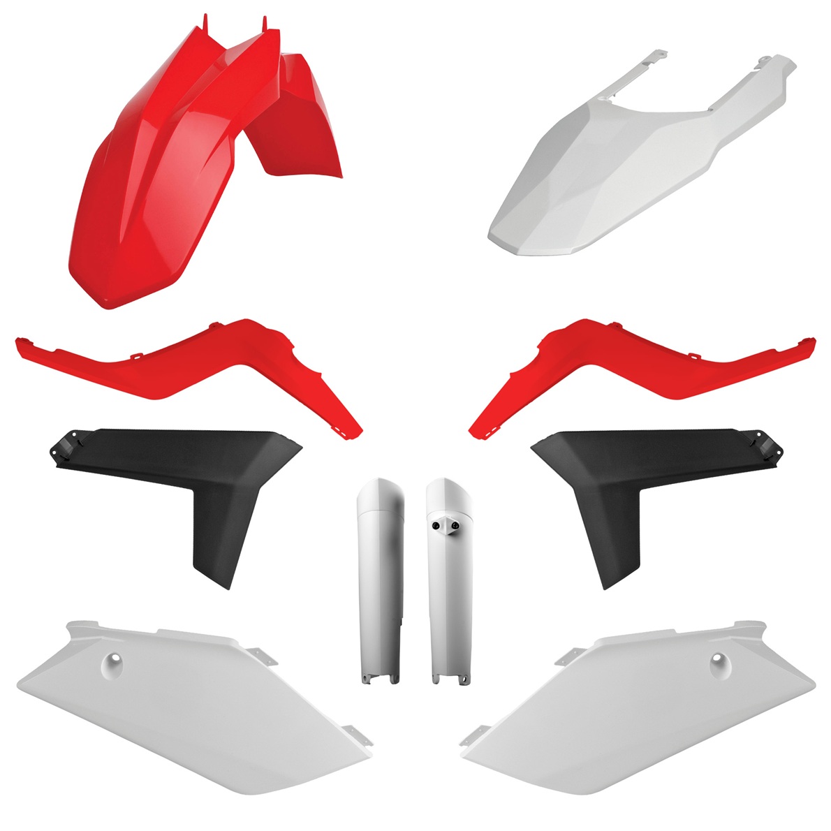 Kit plastiche GAS GAS Rosso/Bianco