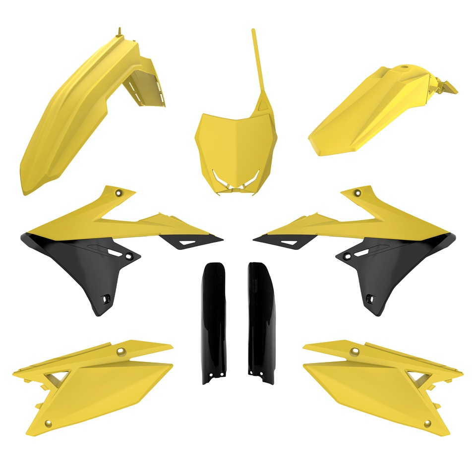 Kit plastiche SUZUKI Giallo rm01/Nero