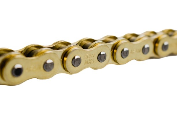 Catena AFAM 520 MX6 - 118 maglie - Oro