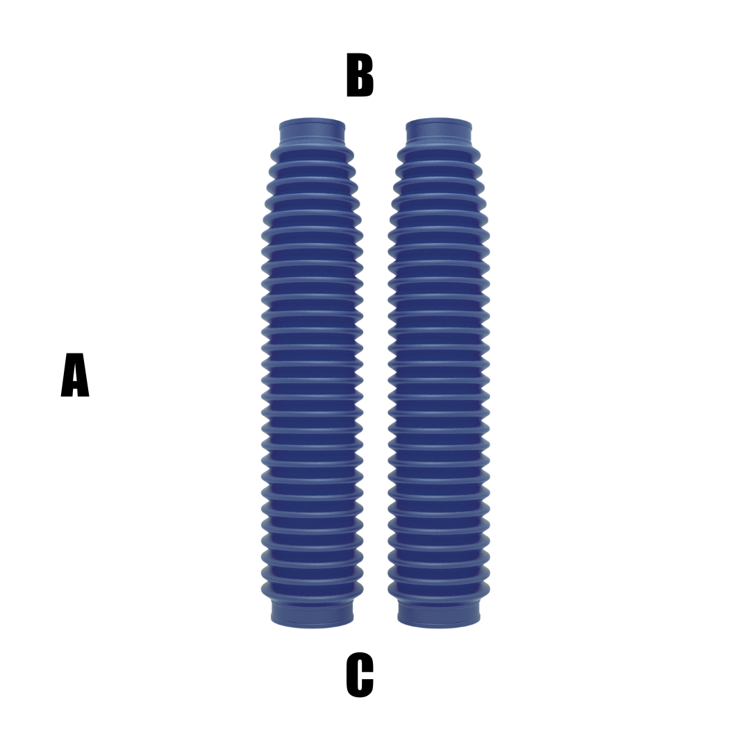 Soffietti per forcelle ø41/58 - lunghezza 430 mm - blu