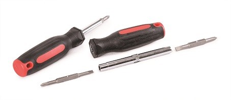 Cacciavite con testine intercambiabili (1/4",3/16",PH1,PH2)