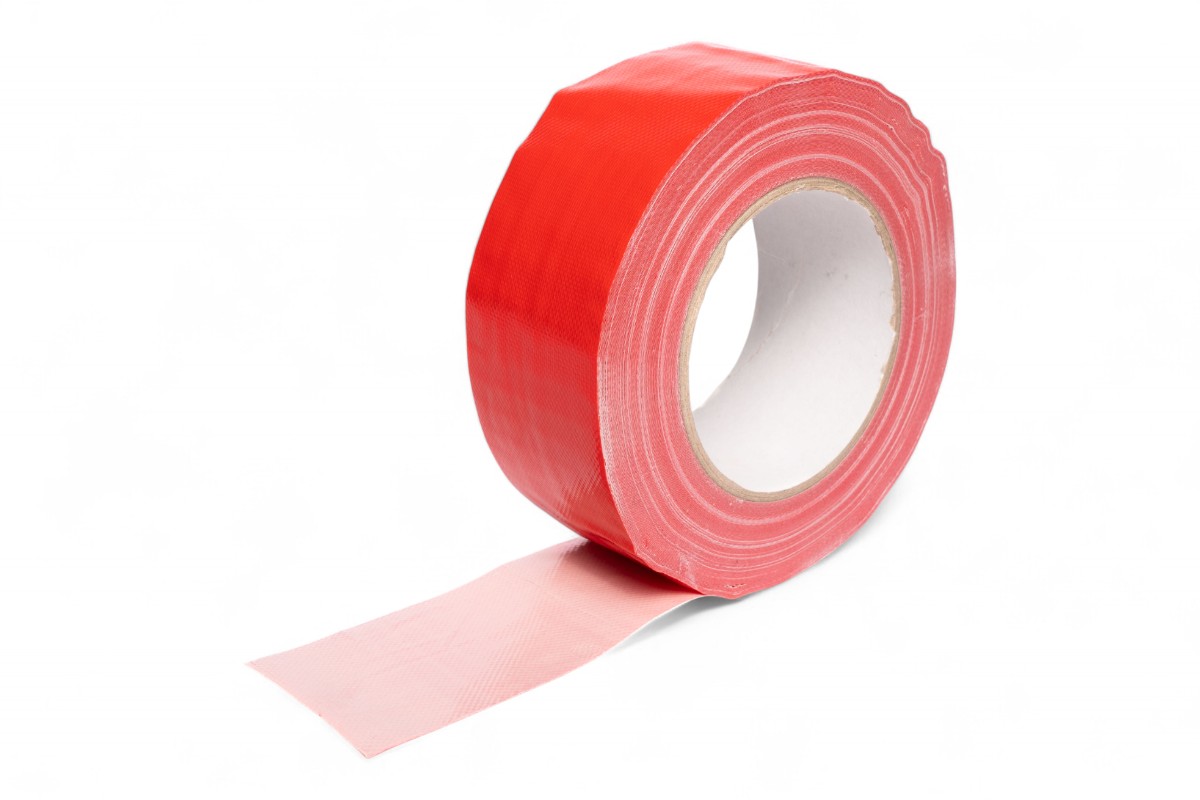 Nastro telato - Lunghezza 30m, larghezza 50mm - Rosso