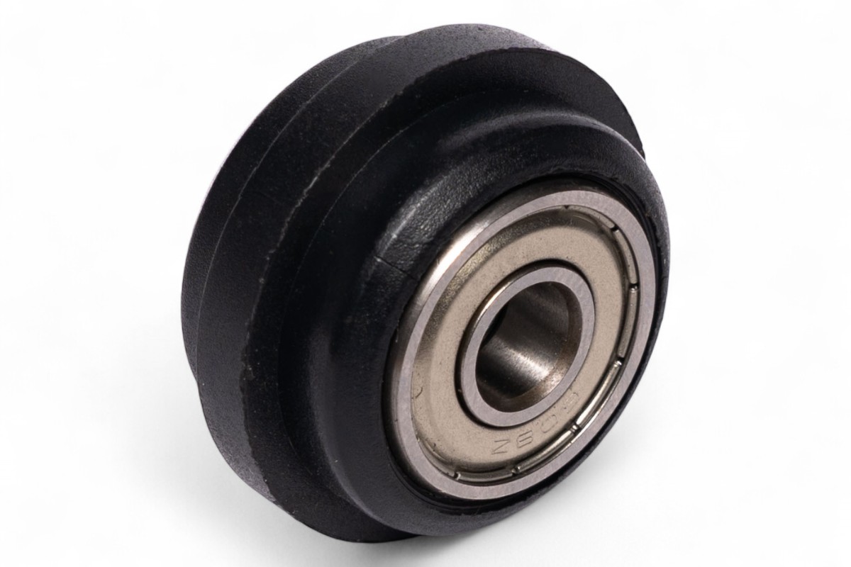 Rullino catena universale (con cresta tipo KTM) - ø esterno 35mm, ø attacco 8mm, larghezza 19mm