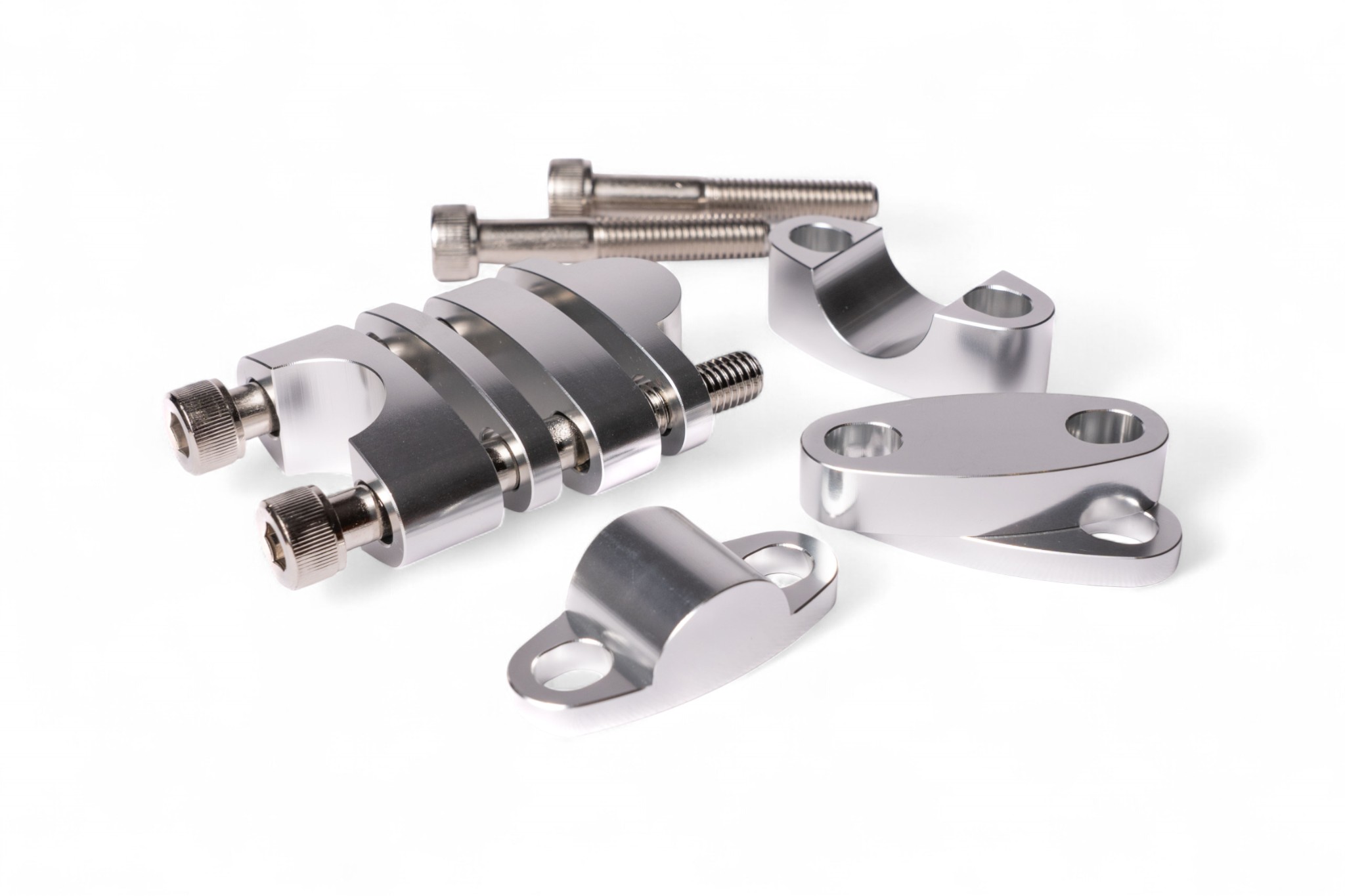 Kit spessori in alluminio per rialzare manubri da ø22mm