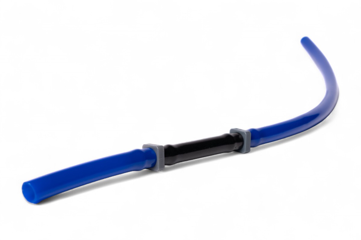 Valvola sfiato benzina con tubo - Blu
