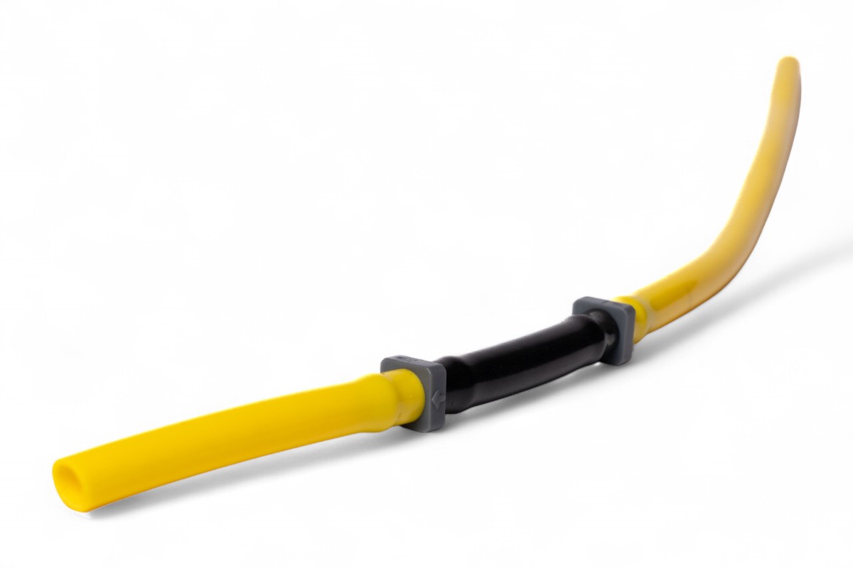 Valvola sfiato benzina con tubo - Giallo