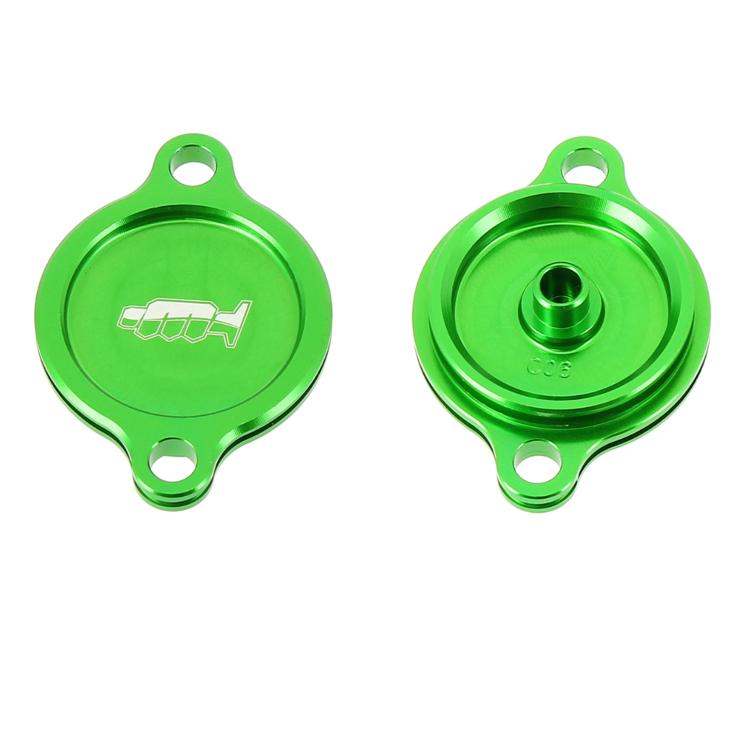 Coperchio filtro olio - KAWASAKI - Verde
