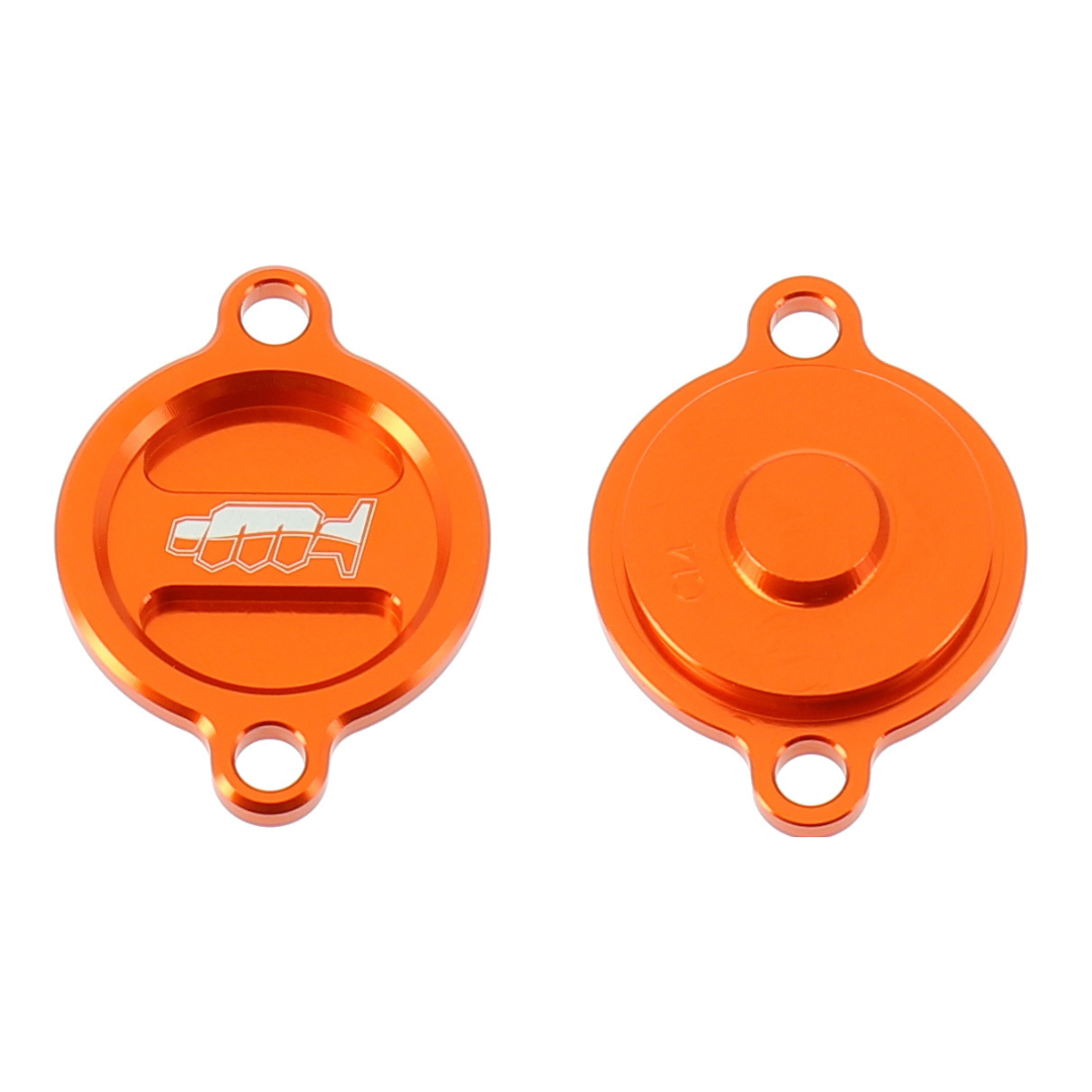 Coperchio filtro olio - KTM - Arancione