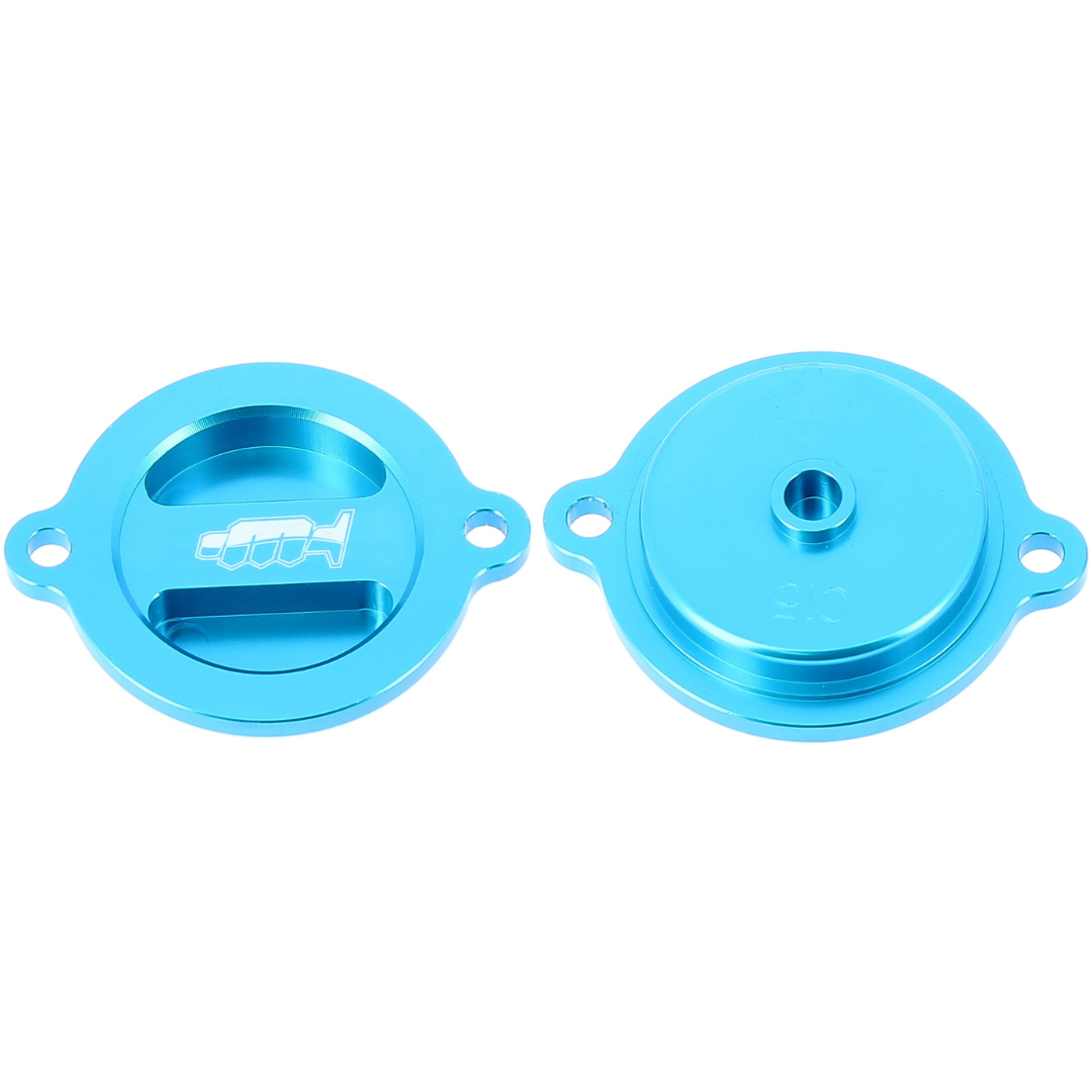 Coperchio filtro olio - HUSQVARNA - Azzurro