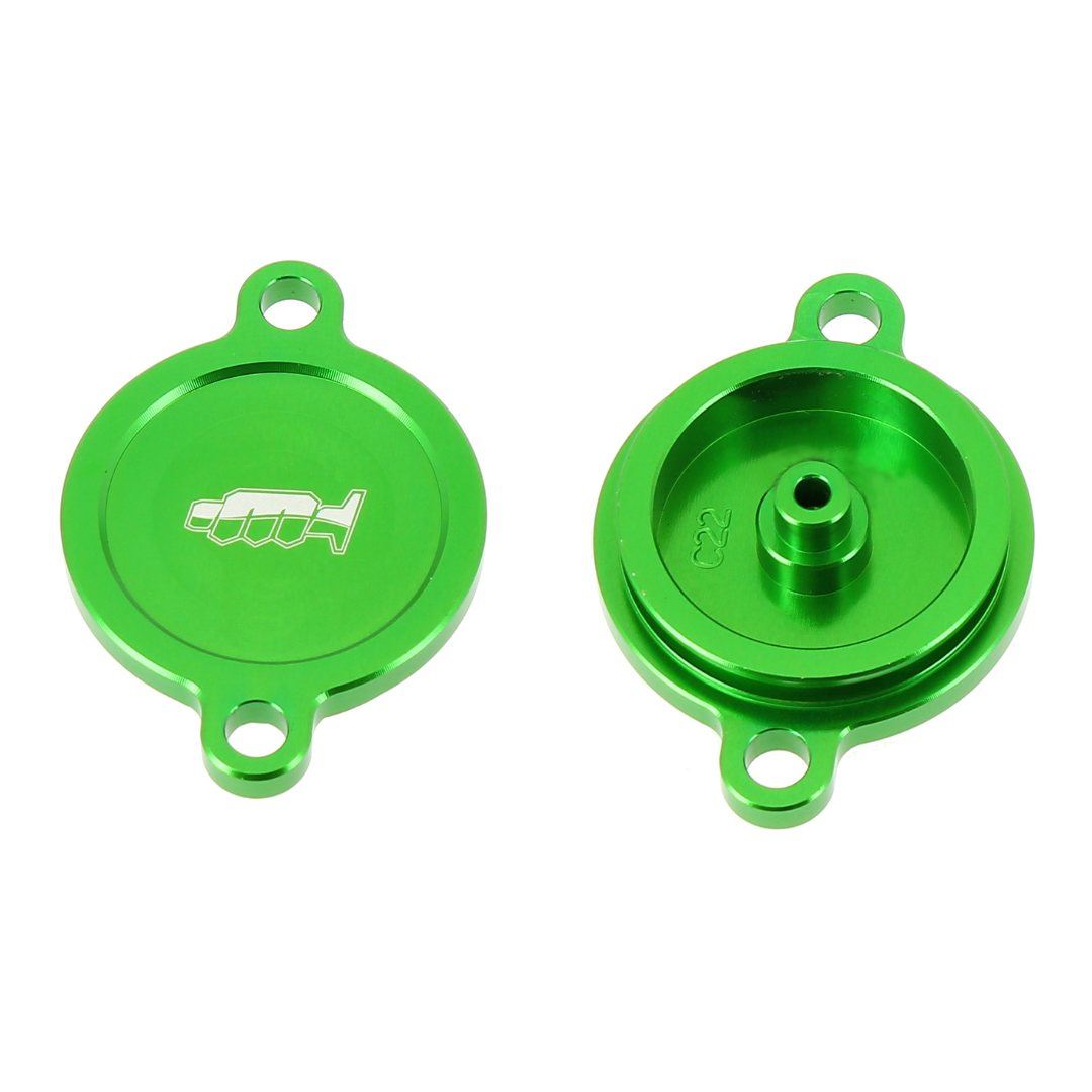 Coperchio filtro olio - KAWASAKI - Verde