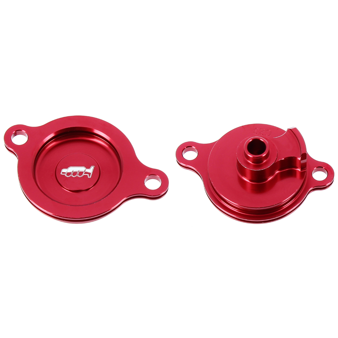 Coperchio filtro olio - HONDA - Rosso