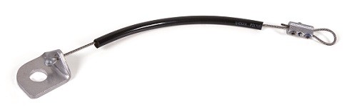 Cavo di sicurezza in acciaio lunghezza 265 mm per pedale freno