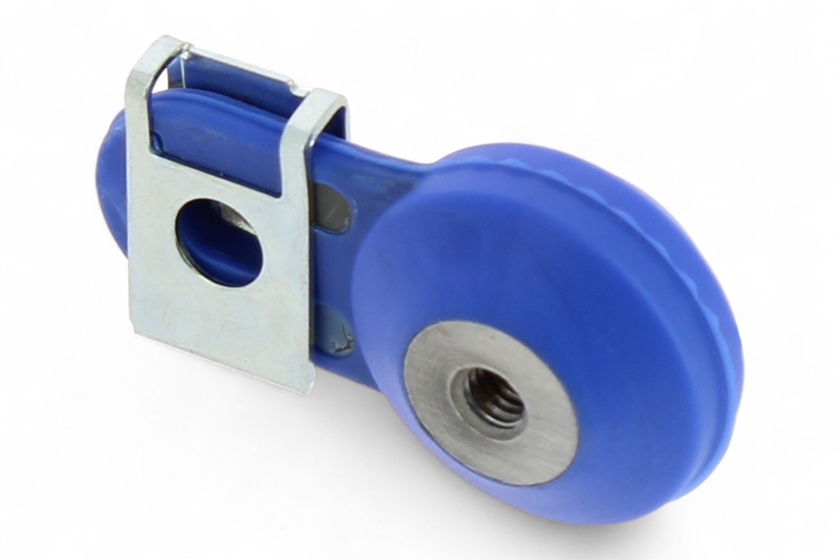 Silent block alluminio e gomma blu con clips, modello HUSQVARNA/KTM
