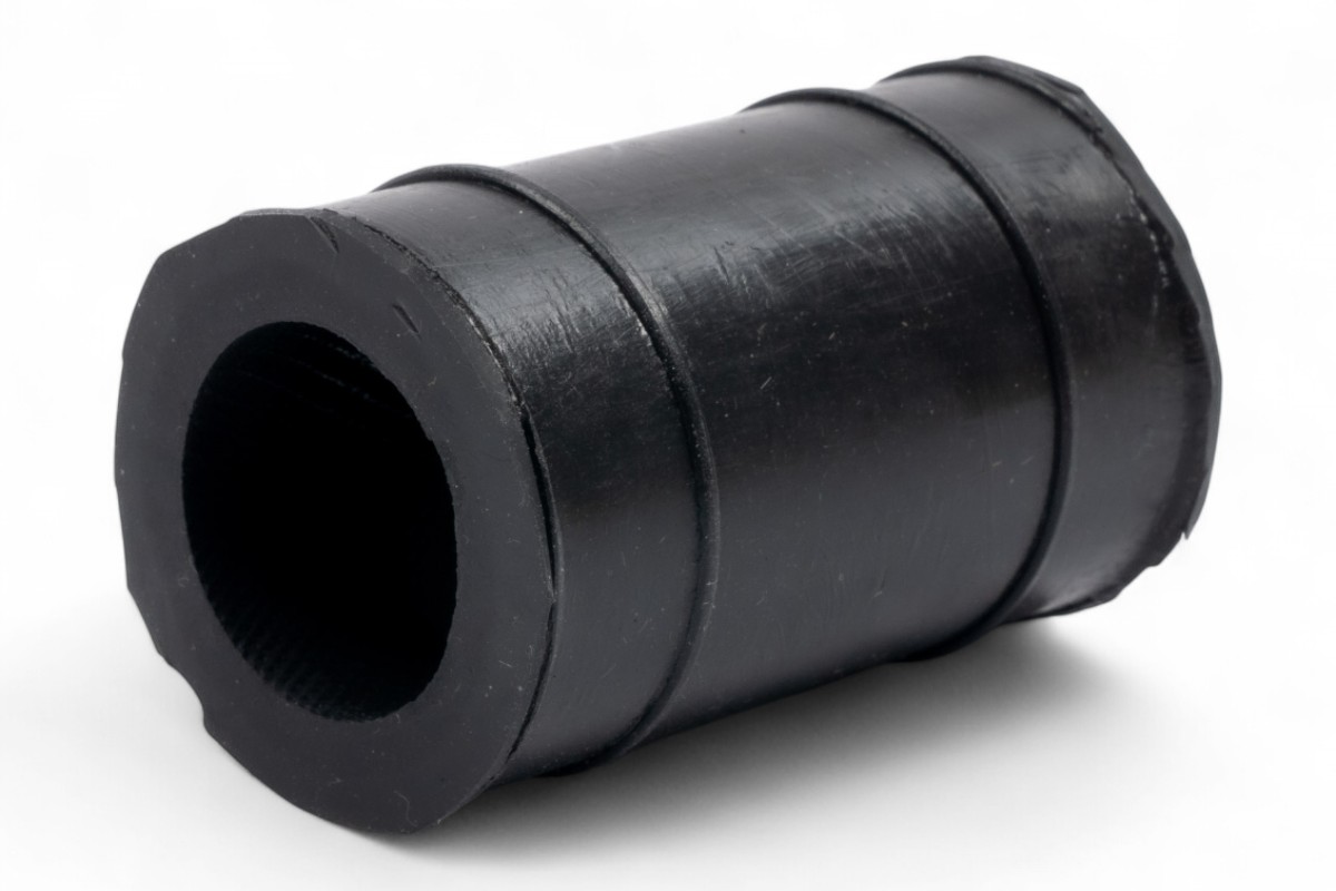 Manicotto silenziatore in gomma nero - ø interno 22mm, lunghezza 50mm