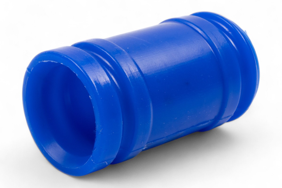 Manicotto silenziatore in gomma blu - ø interno 29mm, lunghezza 70mm