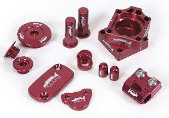 Kit particolari in alluminio HONDA - Rosso