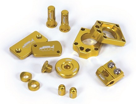 Kit particolari in alluminio - SUZUKI - Giallo