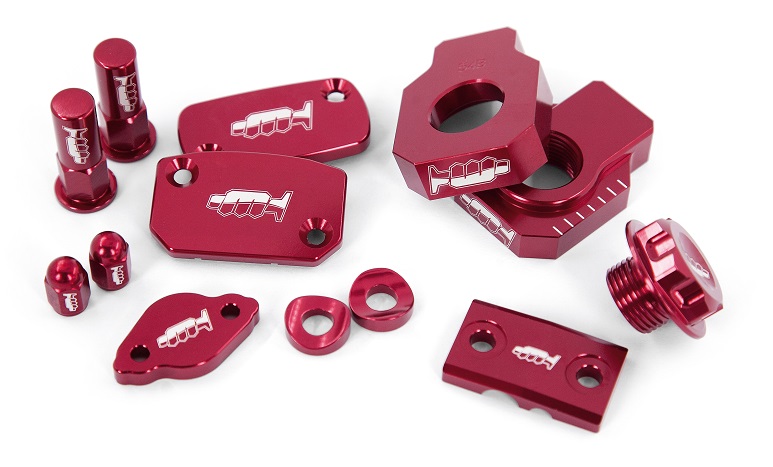 Kit particolari in alluminio - BETA - Rosso