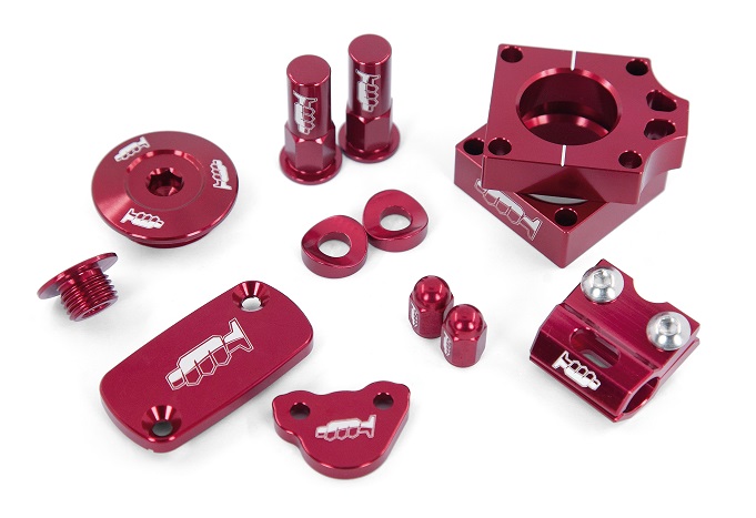 Kit particolari in alluminio - CRF 250 R 10-17 - Rosso