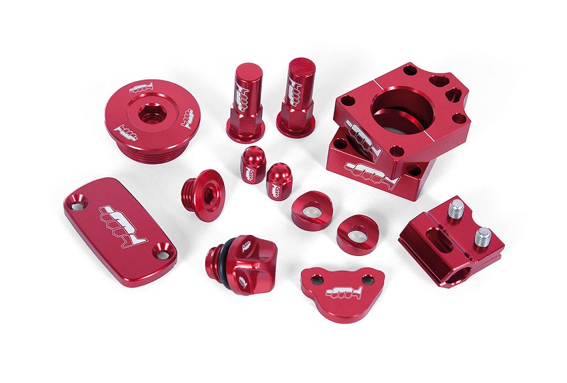Kit particolari in alluminio - HONDA - Rosso