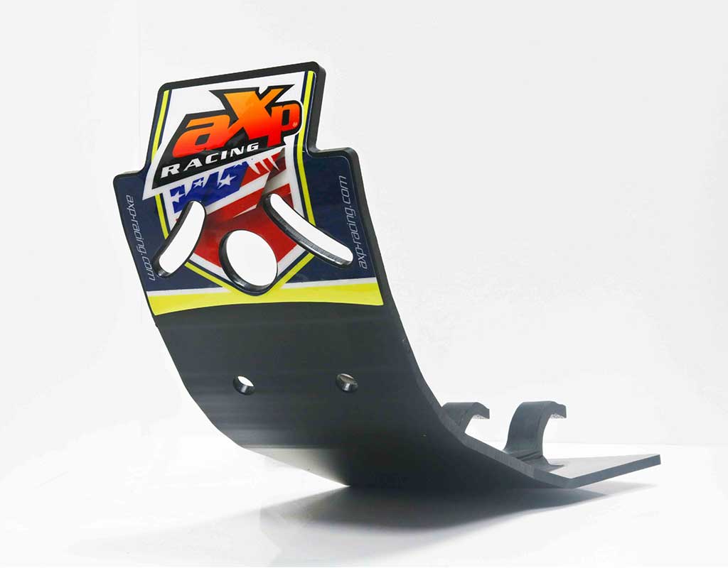 Slitta paratelaio AXP cross 6mm - HUSQVARNA 250/350 FC 16-22 - Nero