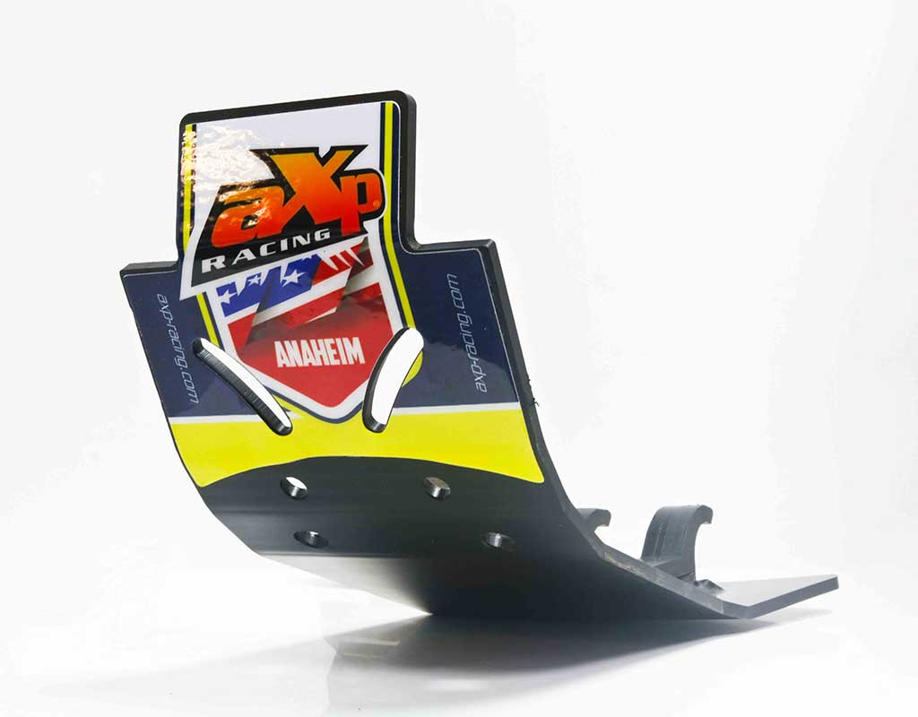 Slitta paratelaio AXP cross 6mm - HUSQVARNA 450 FC 16-22 - Nero
