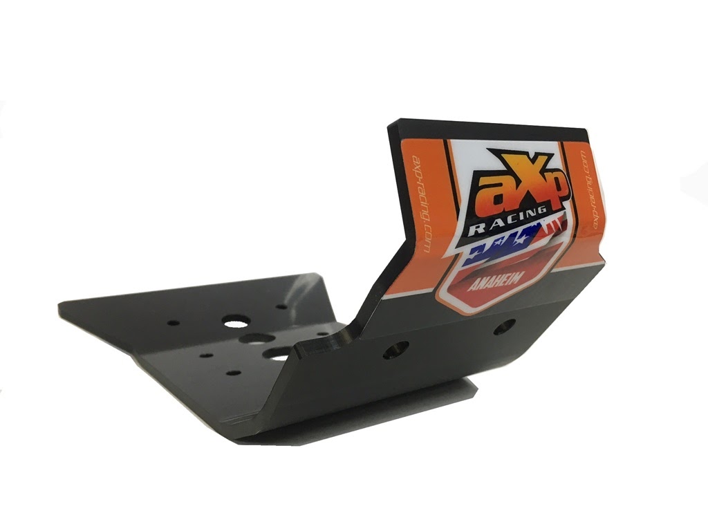 Slitta paratelaio AXP cross 6mm - KTM 250 SX 17-18 - Nero