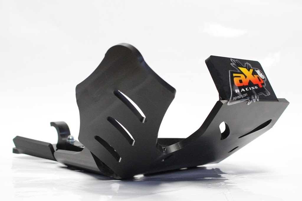 Paramotore AXP XTREM 8mm - KTM 250/300 EXC 17-23 - Nero
