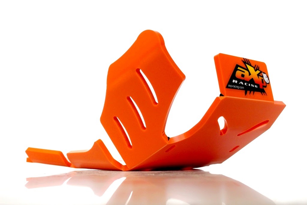 Paramotore AXP XTREM 8mm - KTM 250/300 EXC 17-23 - Arancione