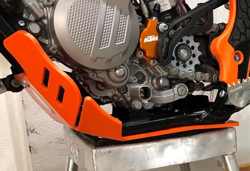 Paramotore AXP XTREM 8mm - KTM 125 XC-W 17-19 - Arancione