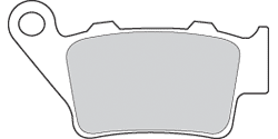 Pastiglie freno posteriori BREMBO mescola SX