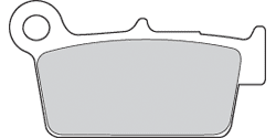 Pastiglie freno posteriori BREMBO mescola TT