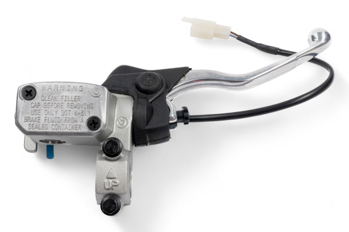 Pompa freno anteriore BREMBO - ø pistone 11mm, interasse leva 19mm