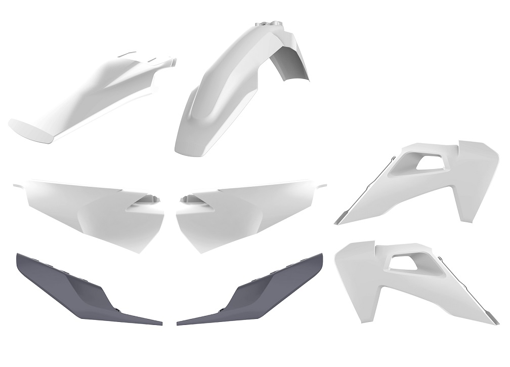 Kit plastiche HUSQVARNA Bianco20/Nardo Grey