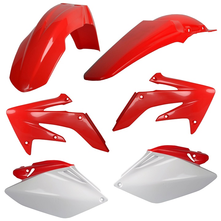 Kit plastiche HONDA Rosso cr04/Bianco