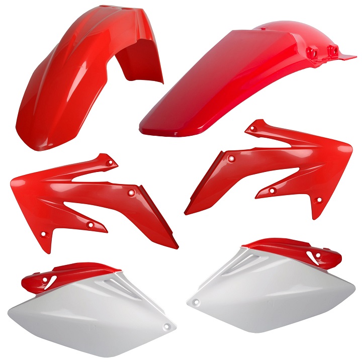Kit plastiche HONDA Rosso cr04/Bianco