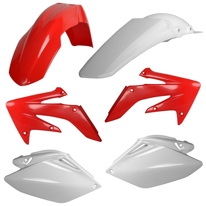 Kit plastiche HONDA Rosso cr04/Bianco