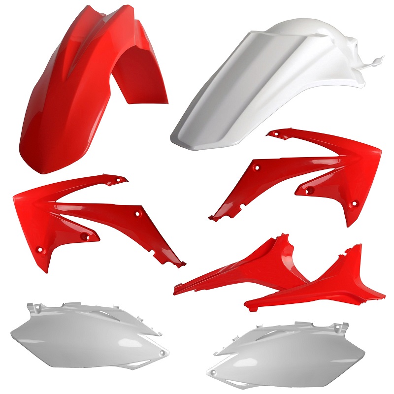 Kit plastiche HONDA Rosso cr04/Bianco