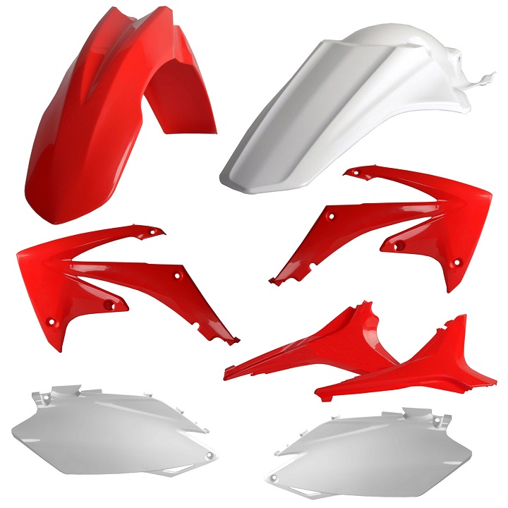 Kit plastiche HONDA Rosso cr04/Bianco