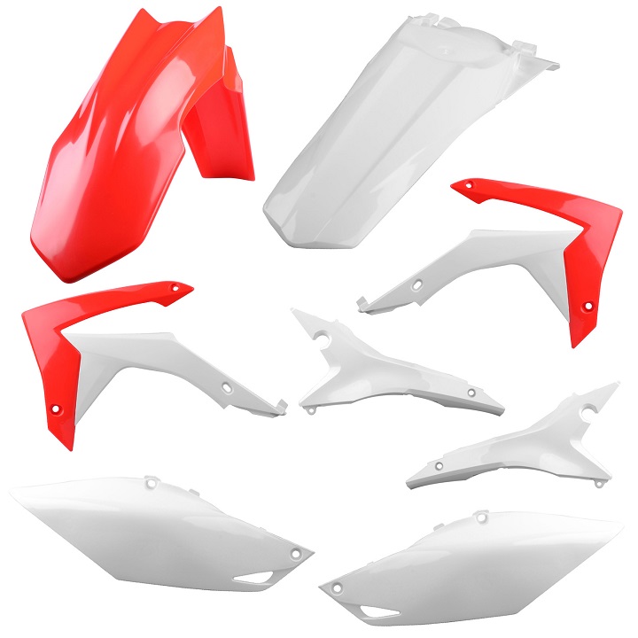Kit plastiche HONDA Rosso cr04/Bianco