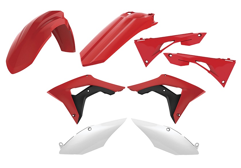 Kit plastiche HONDA Rosso cr04/Bianco